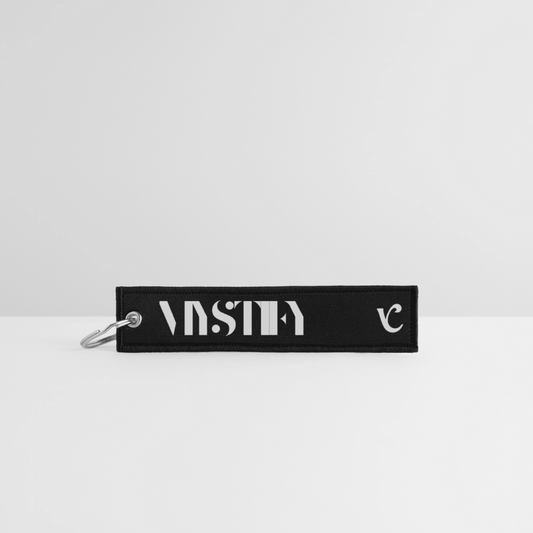 MYSTIFY Monochrome Keychain - black