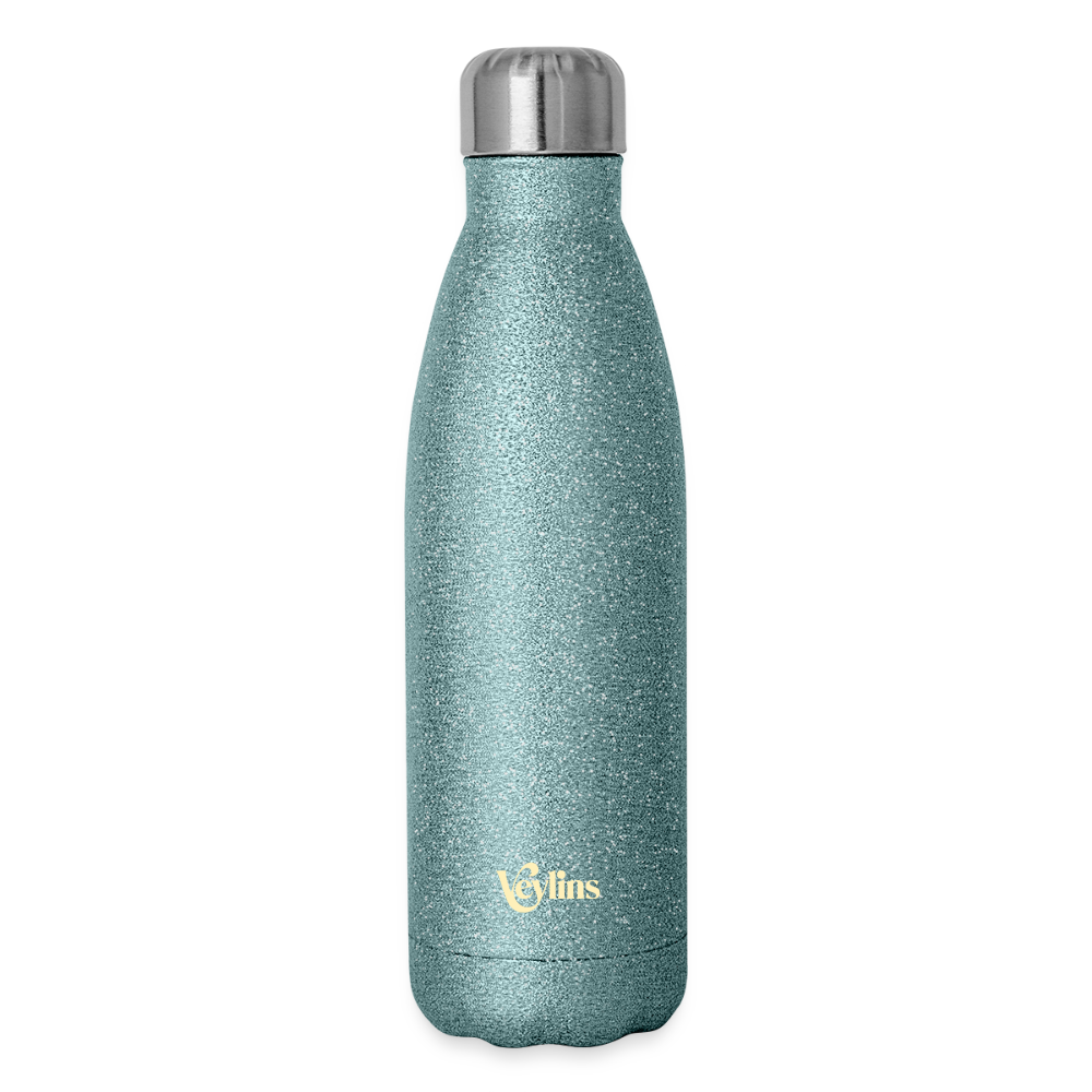 Veylins Glitter-Glow Water Vessel - turquoise glitter
