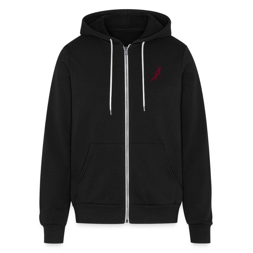 Sprite Unisex Full Zip Hoodie - black