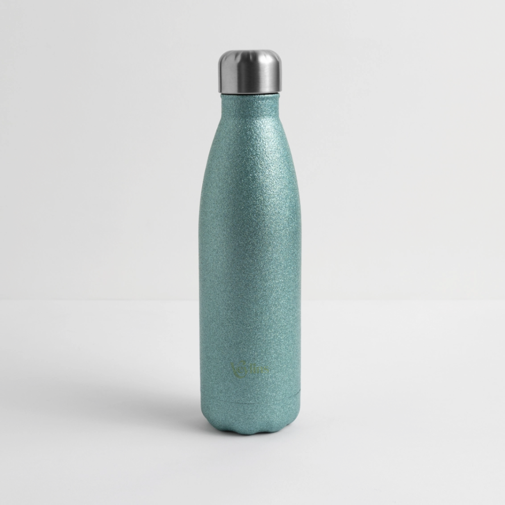Veylins Glitter-Glow Water Vessel - turquoise glitter