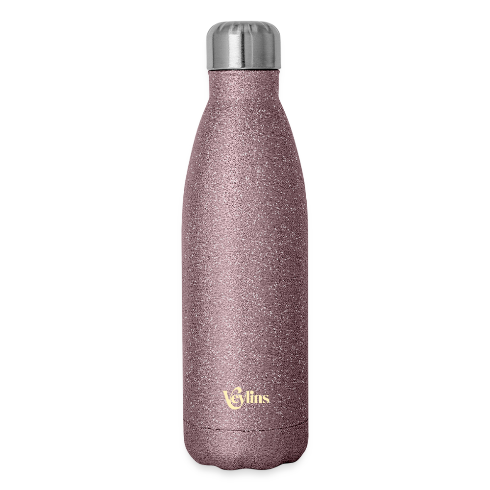 Veylins Glitter-Glow Water Vessel - pink glitter