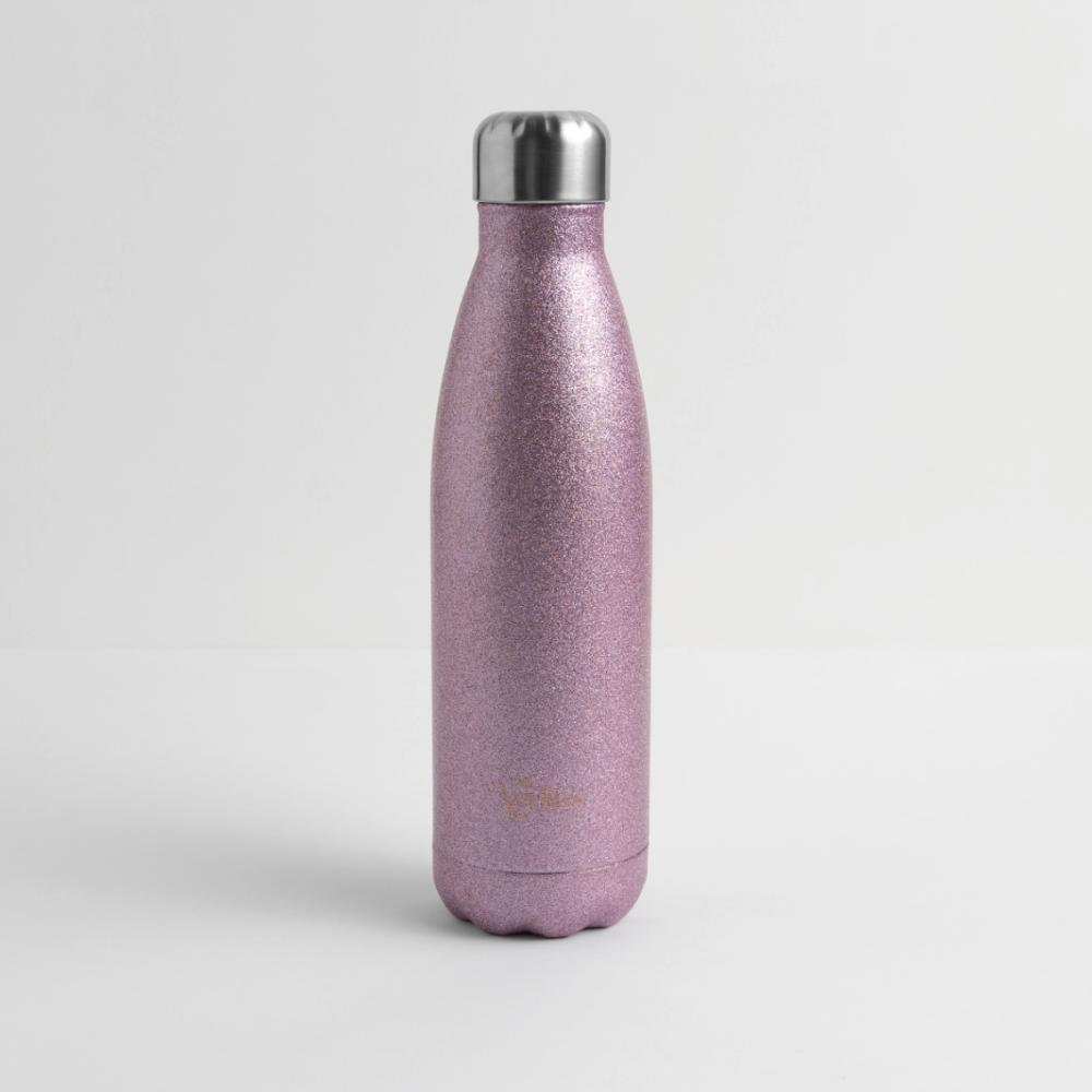 Veylins Glitter-Glow Water Vessel - pink glitter