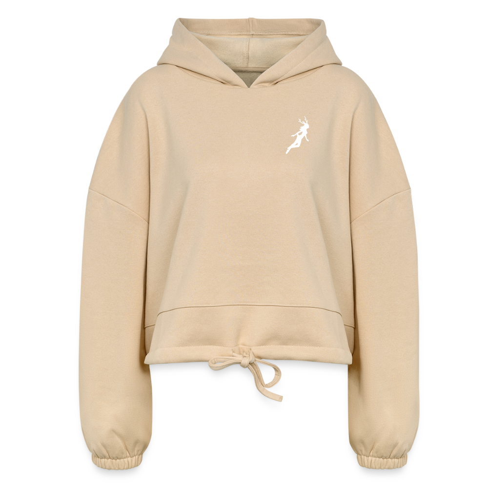 Sprite Women's Cropped Hoodie - nude