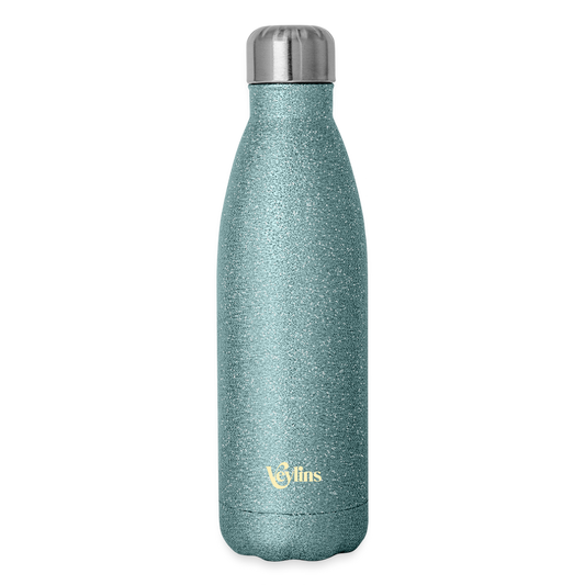Veylins Glitter-Glow Water Vessel - turquoise glitter