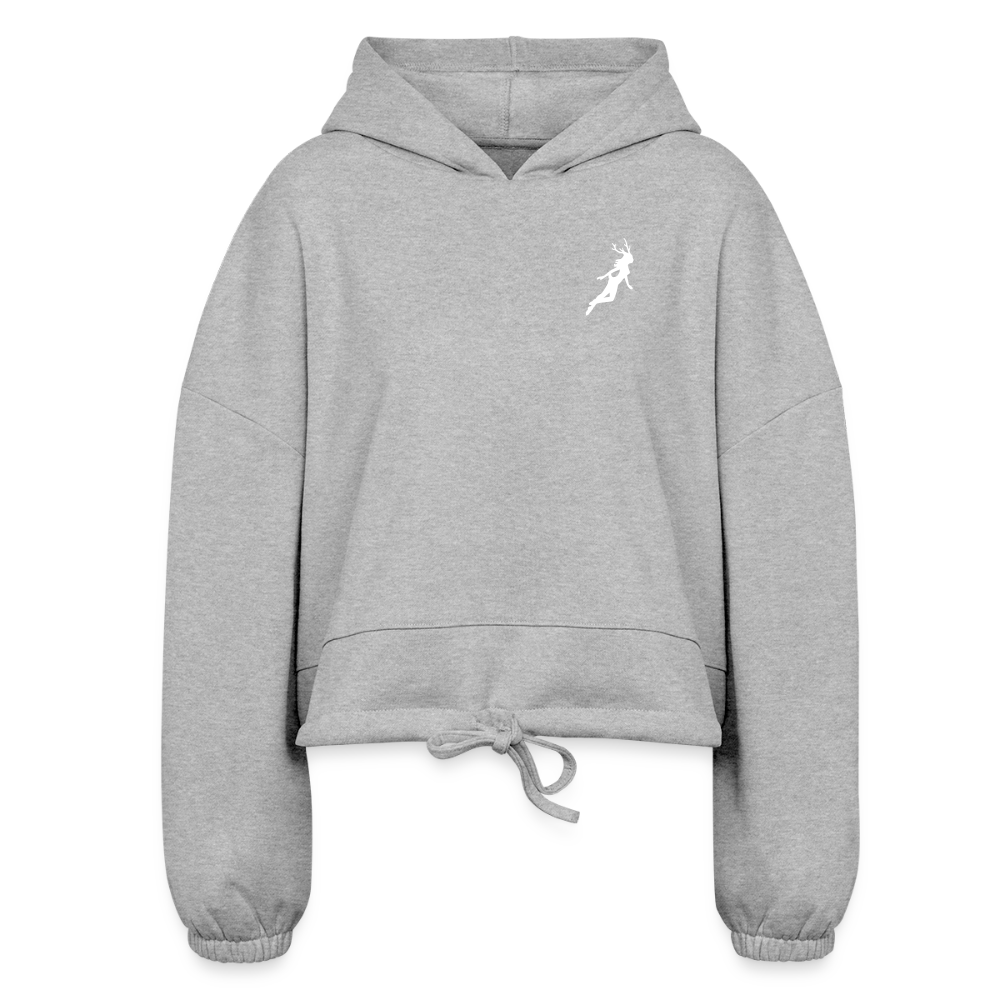 Sprite Women's Cropped Hoodie - heather gray
