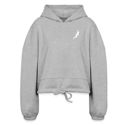 Sprite Women's Cropped Hoodie - heather gray