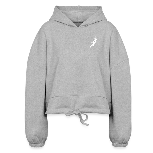 Sprite Women's Cropped Hoodie - heather gray