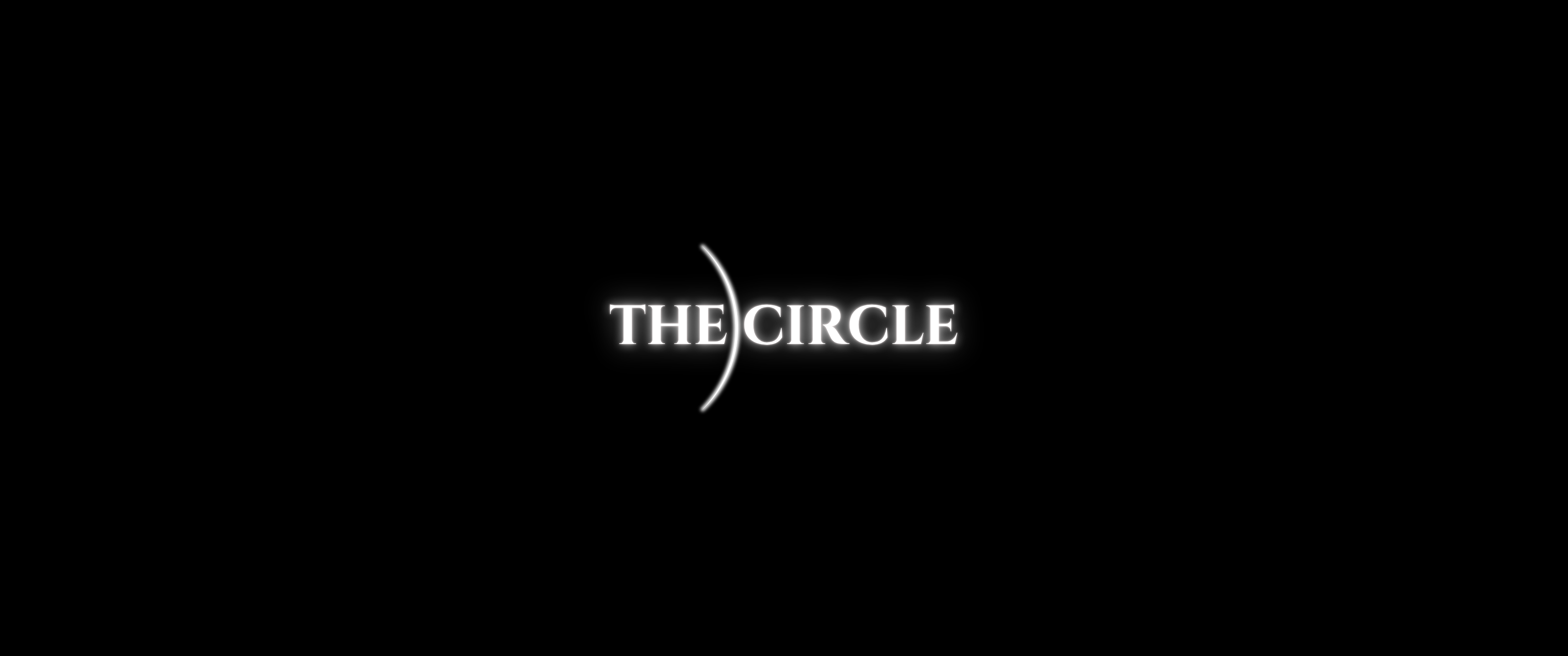 Title 'The Circle' on a black background